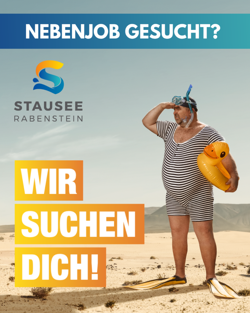 Wir suchen personelle Unterstützung am Stausee.
